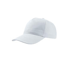 H�te / Baseball-Cap aus Baumwolle, gr��enverstellbar, wei� - Einzeln oder Sparpacks