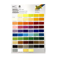 Folia Original-Farbkarte f�r Tonpapier 130g/qm, Tonkarton/ Bastelkarton 220g/qm, Fotokarton 300g/qm