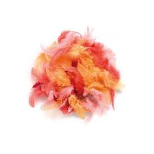 SALE Deco-Federn, Rot-sortiert, 2g