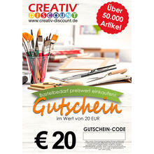 Geschenkgutschein nur ONLINE - Neutral - Wert 20,00 �