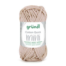 NEU Baumwollgarn / H�kelgarn, Cotton Quick Mini, 15 g, Sand