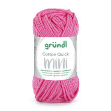 NEU Baumwollgarn / H�kelgarn, Cotton Quick Mini, 15 g, Himbeere