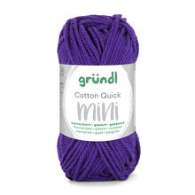 NEU Baumwollgarn / H�kelgarn, Cotton Quick Mini, 15 g, Pflaume