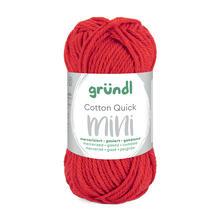 NEU Baumwollgarn / H�kelgarn, Cotton Quick Mini, 15 g, Kirsche