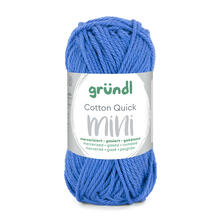 NEU Baumwollgarn / H�kelgarn, Cotton Quick Mini, 15 g, Mittelblau