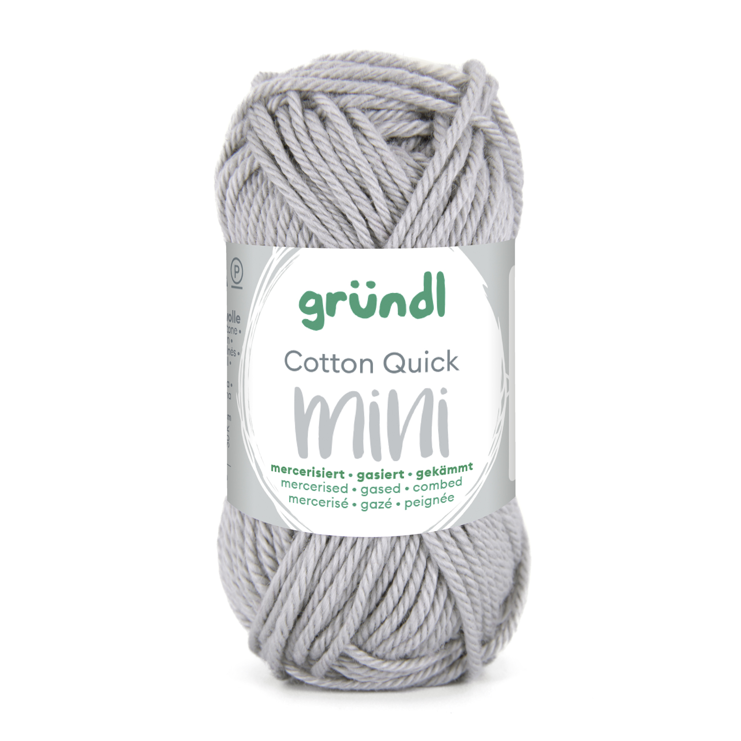NEU Baumwollgarn / H�kelgarn, Cotton Quick Mini, 15 g, Mittelgrau