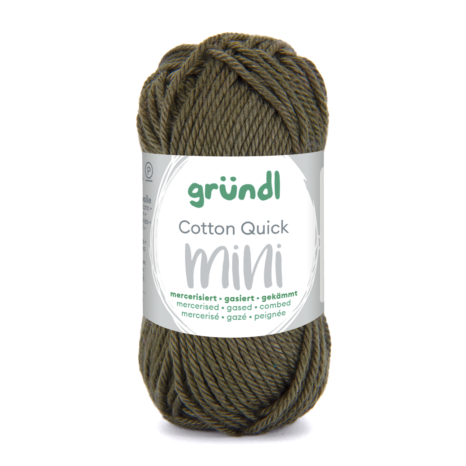 NEU Baumwollgarn / H�kelgarn, Cotton Quick Mini, 15 g, Schwarzgr�n