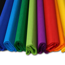 NEU Krepp-Papier farbfest, 50 x 250 cm, 32 g/qm, 1 Rolle - Verschiedene Farben