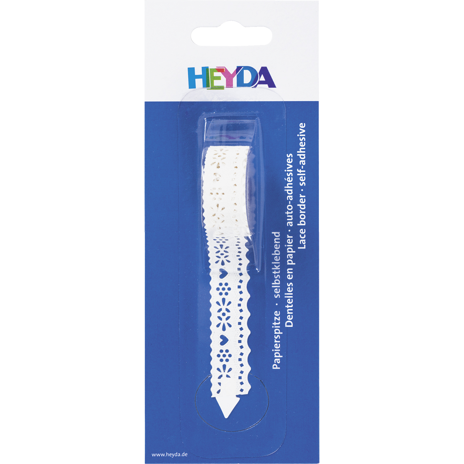 NEU Papierspitze selbstklebend, 2 m x 17 mm, Wellenmotiv Wei�