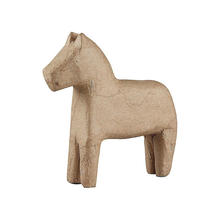 Pappmach�-Figur, Pferd, ca. 14 cm