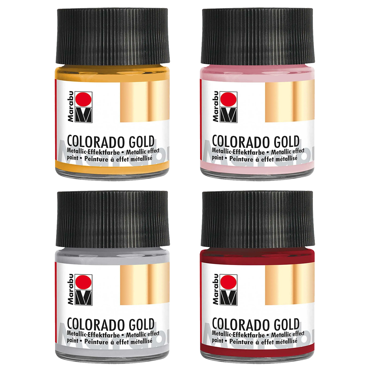 SALE Marabu Colorado Gold Metallicfarbe, 50 ml - Verschiedene Farbt�ne