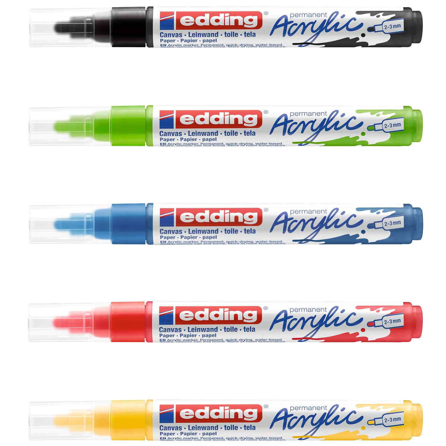 NEU Edding 5100 Acrylmarker 2-3 mm Rundspitze - Verschiedene Ausf�hrungen