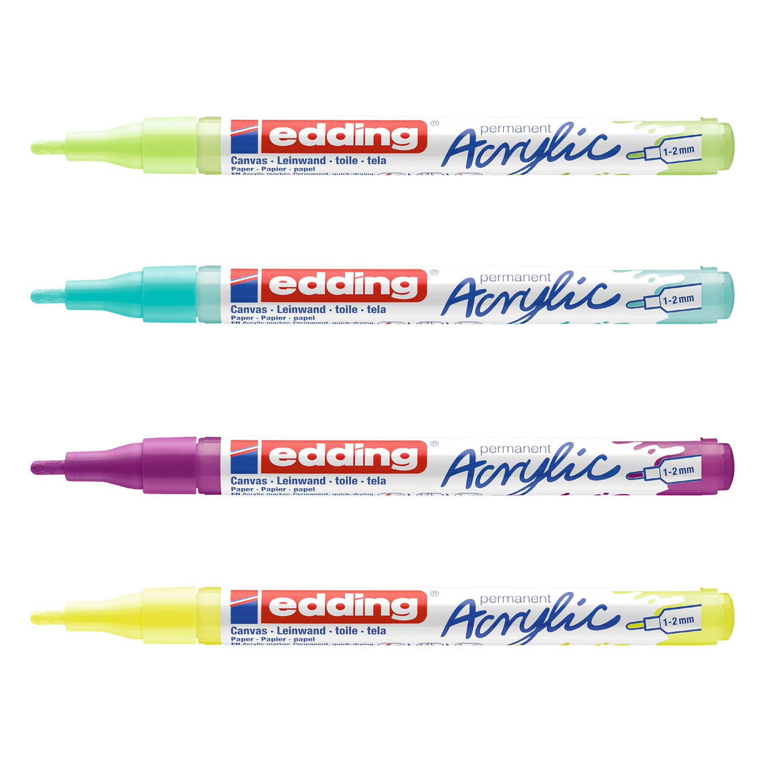 NEU Edding 5300 Acrylmarker fein, 1-2mm Rundspitze - Verschiedene Ausf�hrungen