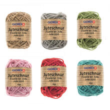 Glorex Juteschnur, Breite 3mm, L�nge 10m - Verschiedene Farben