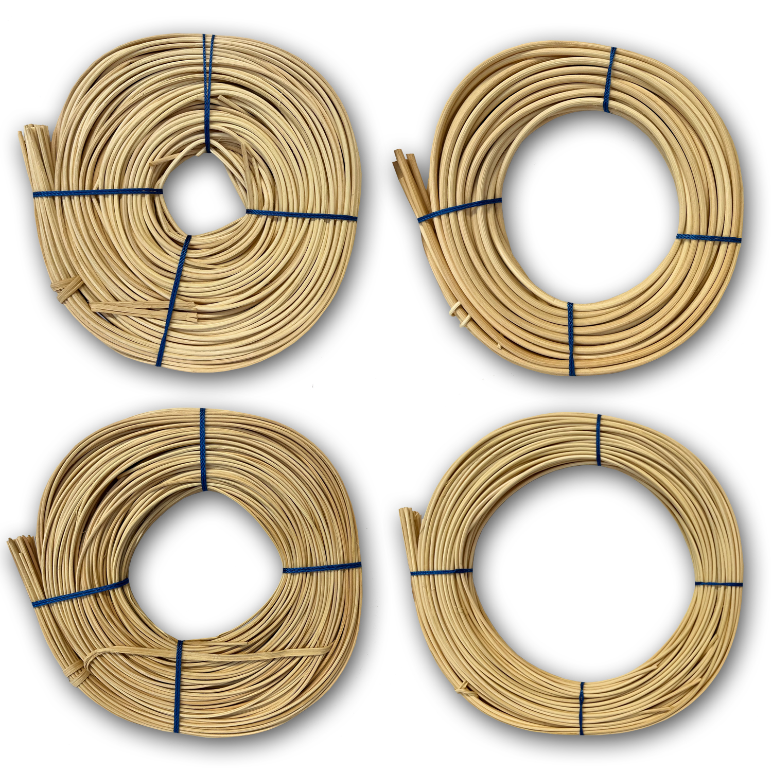 NEU Peddigrohr & Stuhlflechtrohr, blauband, ca. 125g, naturfarben - Verschiedene St�rken