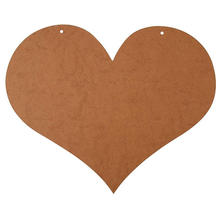 Herz aus MDF, 50x40 cm x 5 mm, 1 St�ck