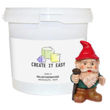 Create It Easy Reliefgie�masse / Mamorgips, wei�, 5000g im wiederverschlie�baren Kunststoffeimer