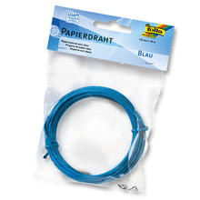 SALE Papierdraht, 1,5mmx10m, blau