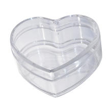 SALE Kunststoff/ Plastik Dose, Herz, 6x3cm, 1 St�ck