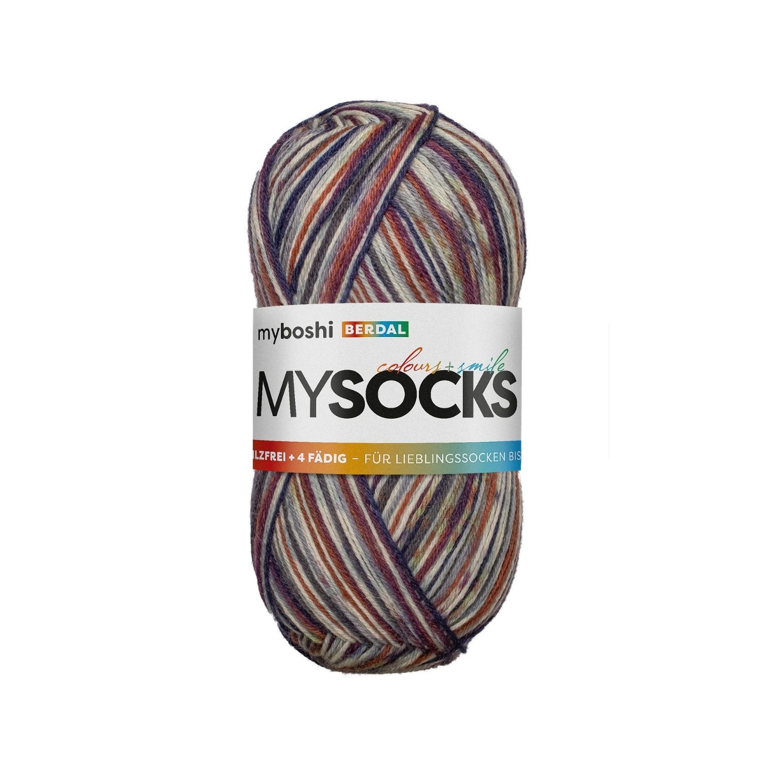 SALE myboshi mysocks strapazierf�hige Sockenwolle / Strickwolle, 100g, Berdal