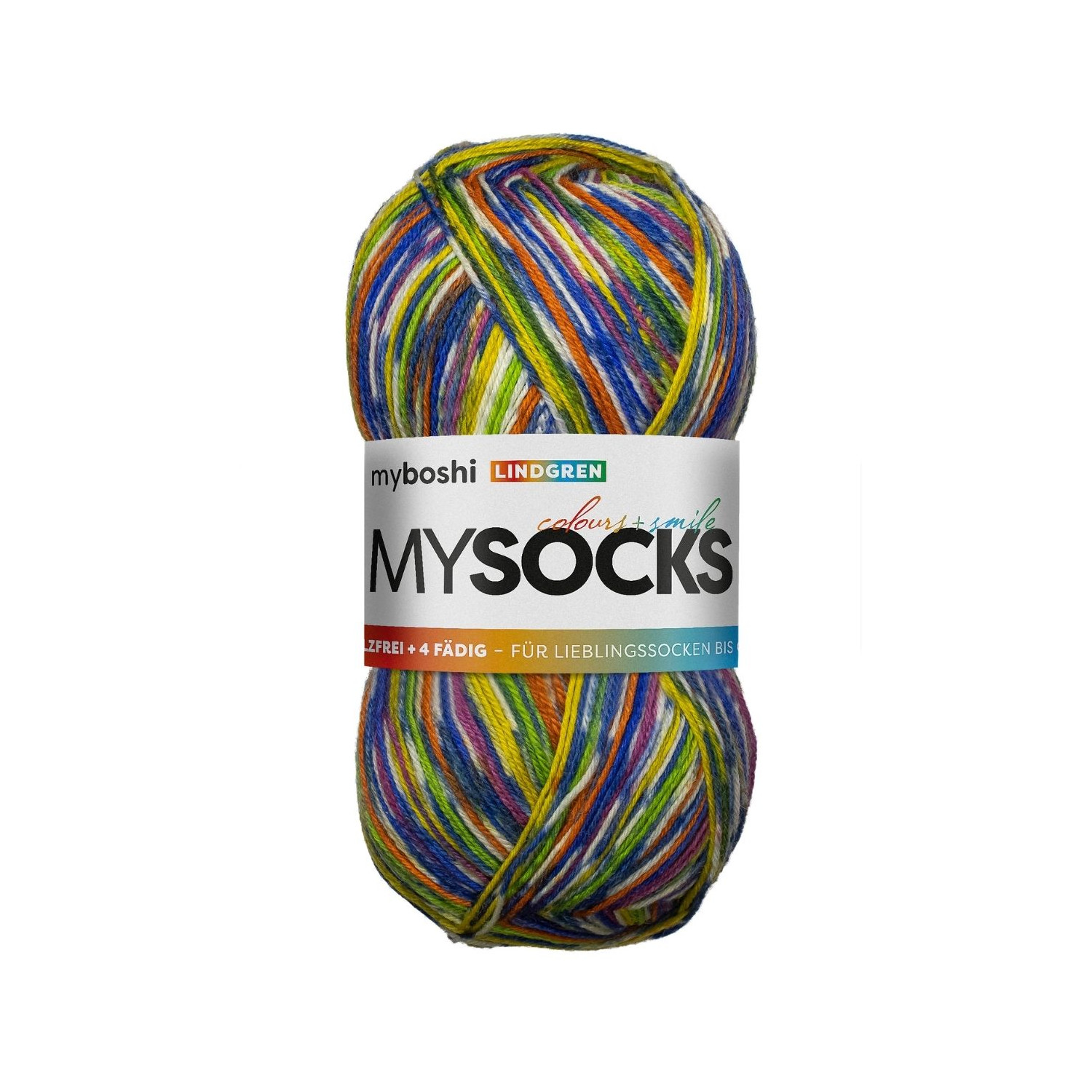 SALE myboshi mysocks strapazierf�hige Sockenwolle / Strickwolle, 100g, Lindgren